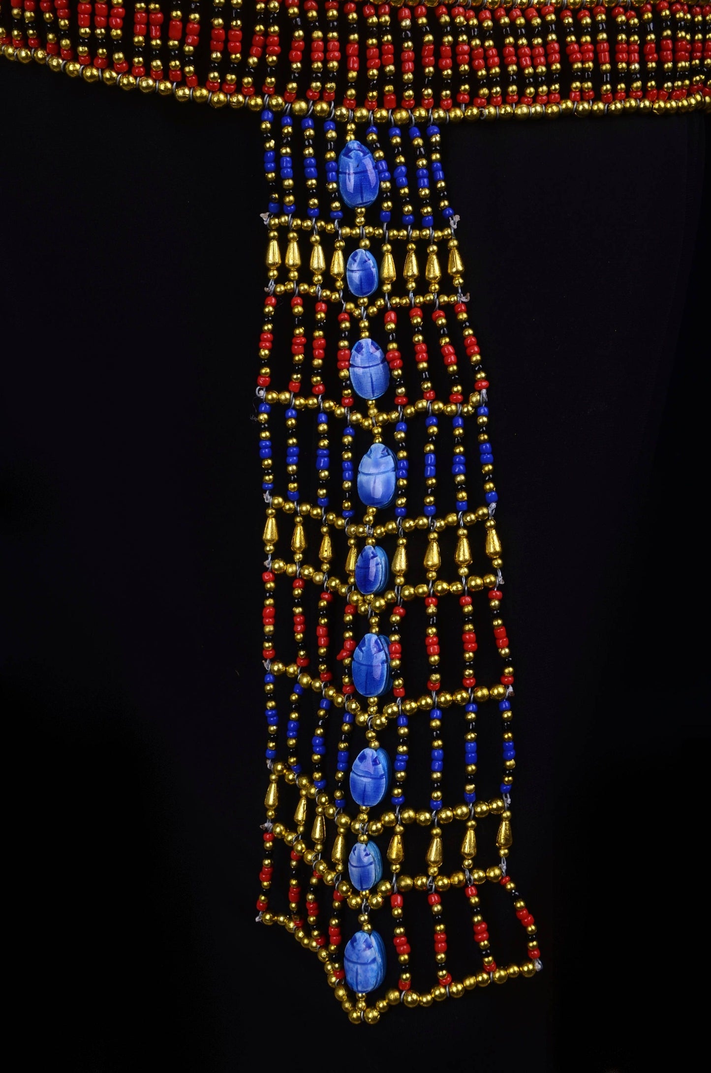 Beautiful Egyptian Scarab beaded Cleopatra Belt