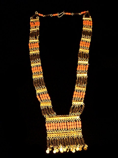 Egyptian Belly Dance Tribal Mummy beads Necklace