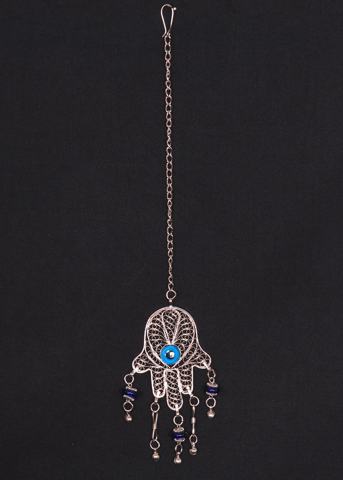 Filigree Hand Of Fatima Hamsa Evil Eye Khamsa Islamic Door /Wall /Car Hanging