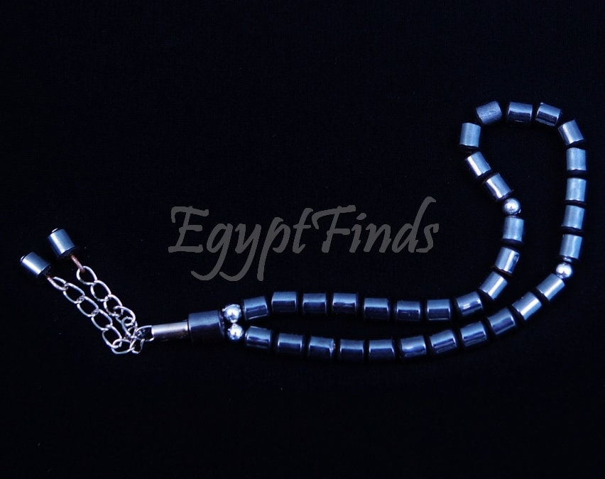 Islamic Salah Black Prayer Beads 99 Misbaha Tasbih Sibha Masbaha