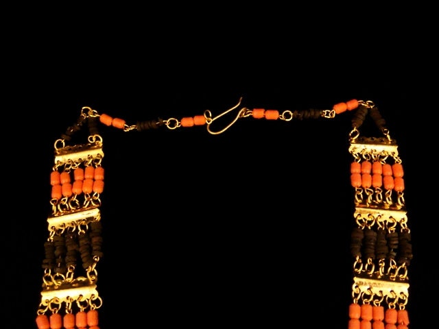Egyptian Belly Dance Tribal Mummy beads Necklace