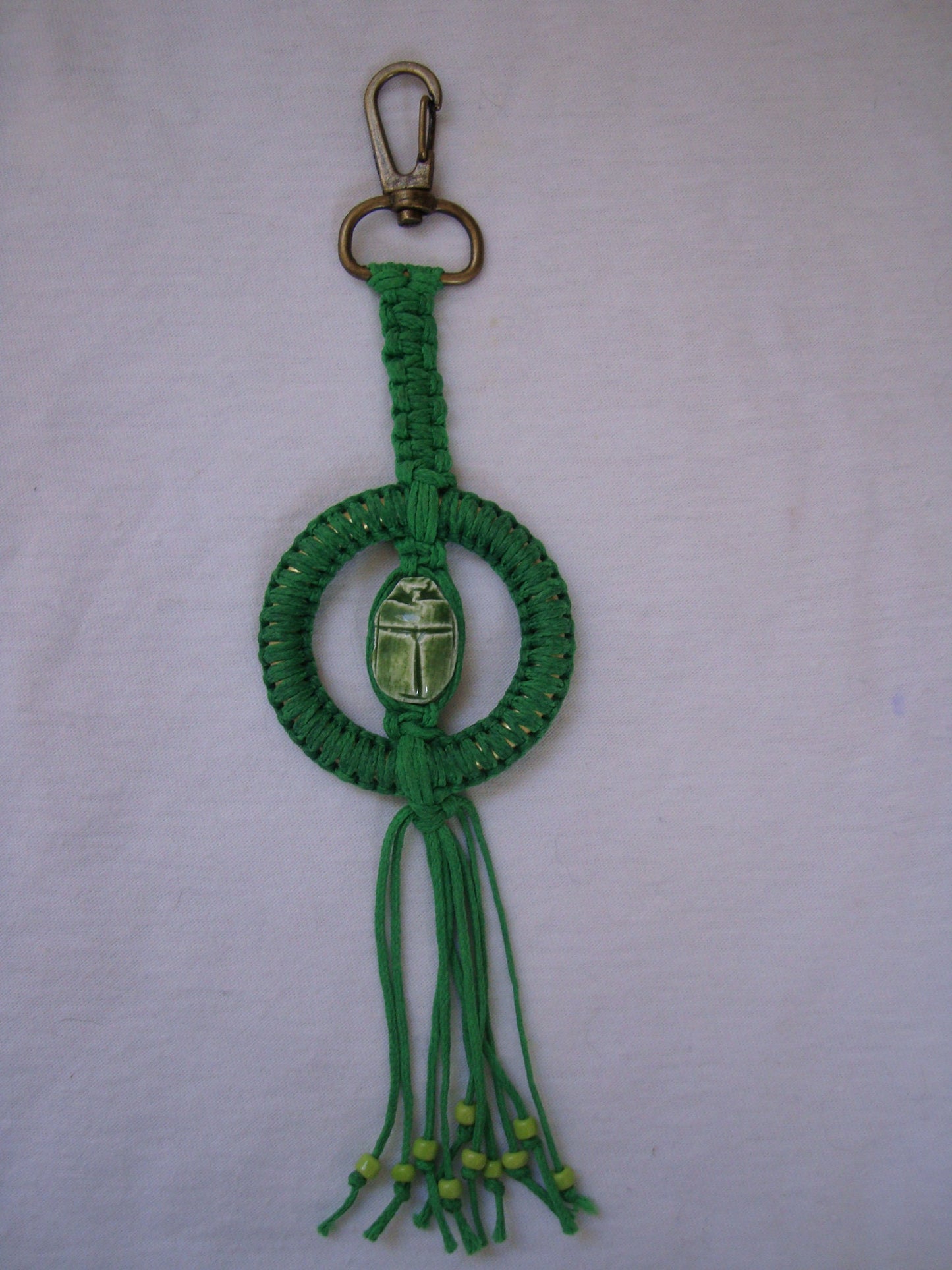 Egyptian Boho Scarabs Green Hippie Belt And Necklace Set Gypsy Set