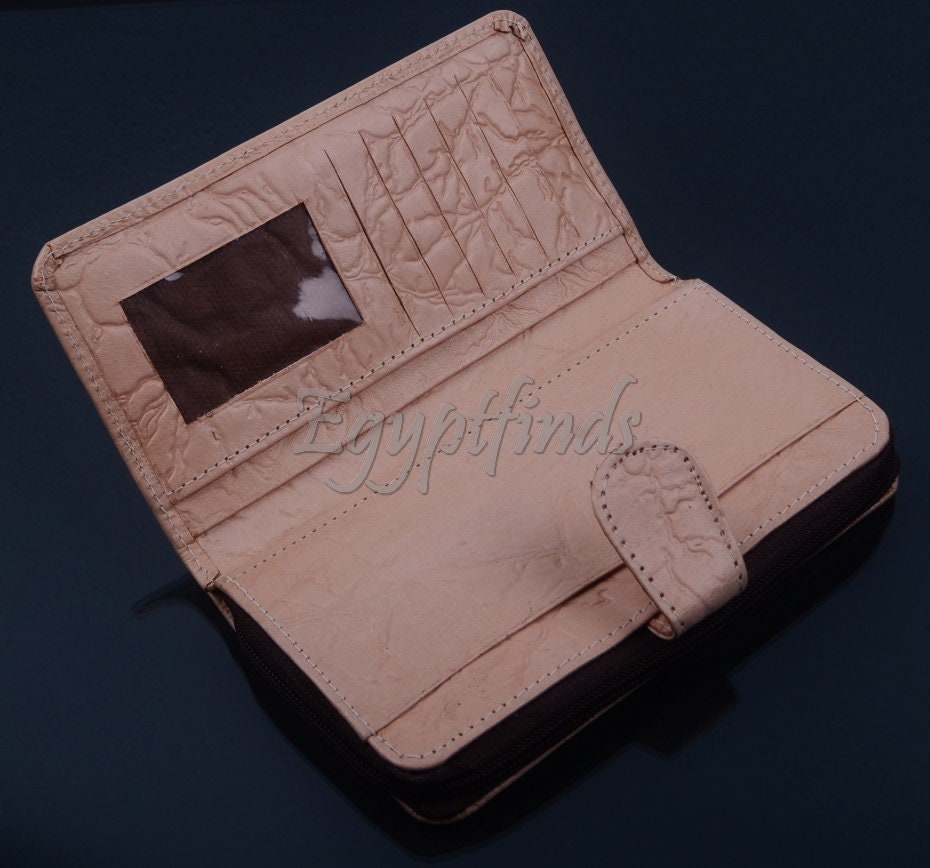 Egyptian LRG Genuine Leather Of Horus Isis Sekhmet & Thoth Wallet