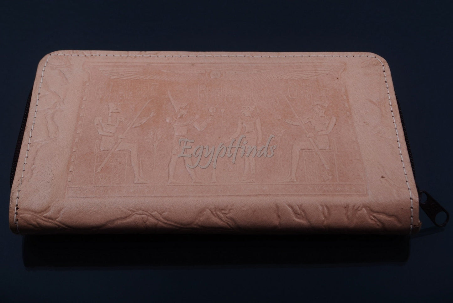 Egyptian LRG Genuine Leather Of Horus Isis Sekhmet & Thoth Wallet