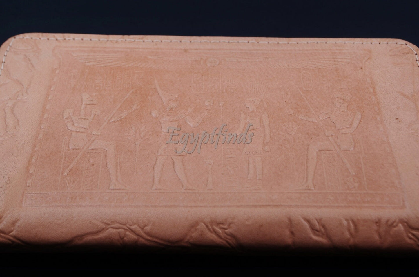 Egyptian LRG Genuine Leather Of Horus Isis Sekhmet & Thoth Wallet