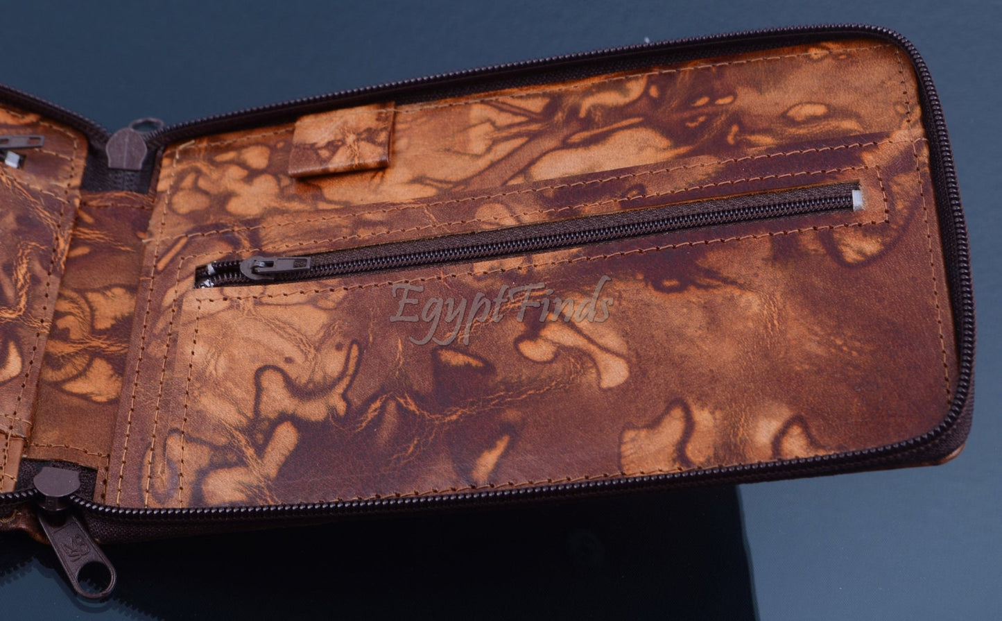 Egyptian Hand Made Genuine Leather Osiris iphone Mobile Smart Phone Case Purse Body Cross Bag