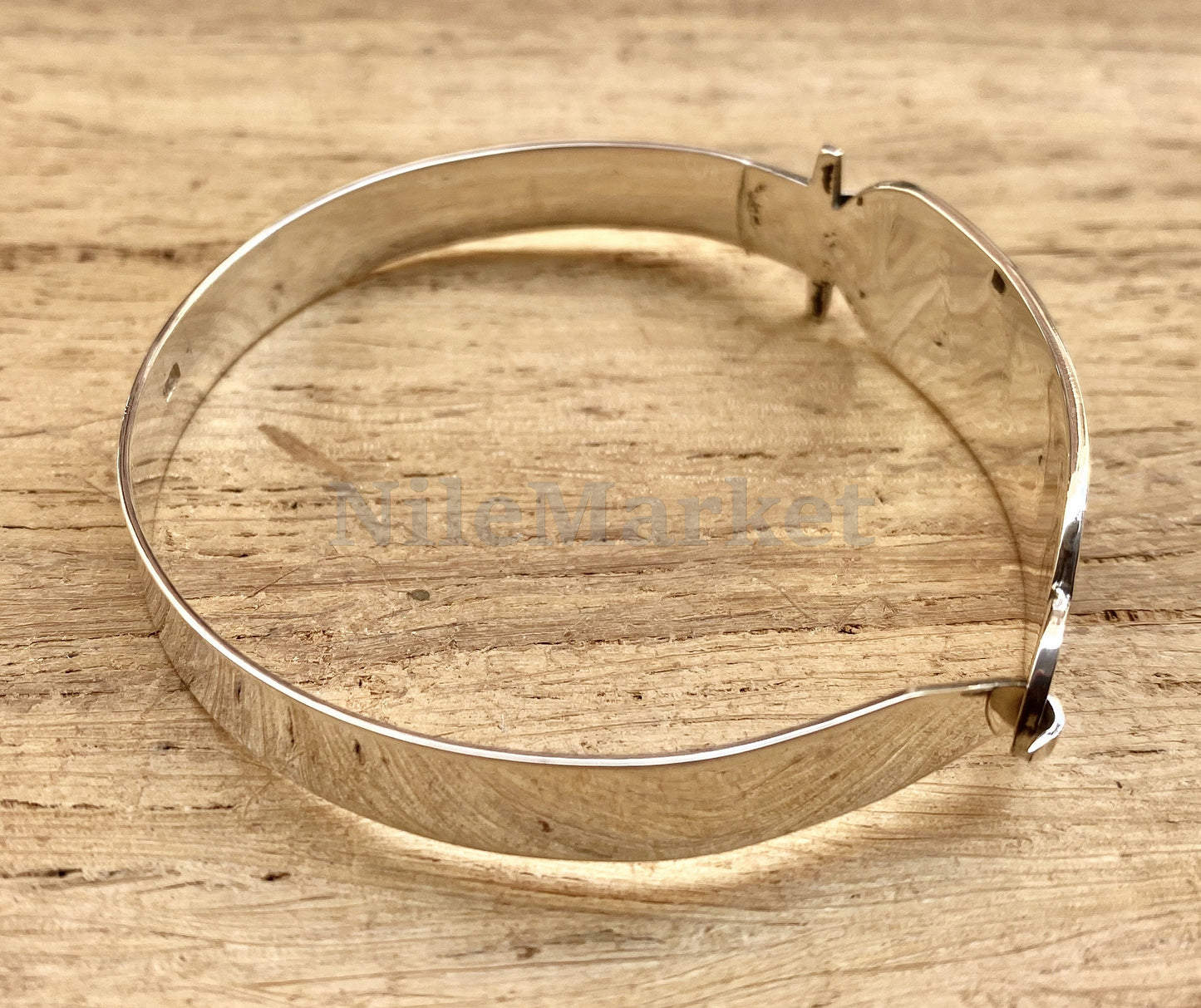 Egyptian Wide Personalized Handmade Solid Silver Cartouche Bracelet , PUT YOUR NAME Up to 10 Characters