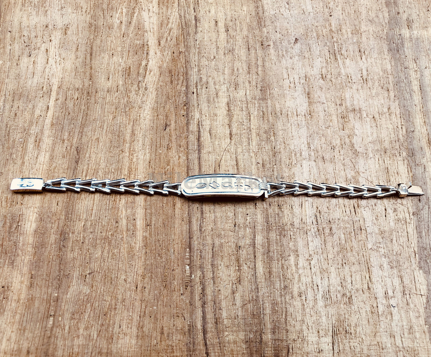 Egyptian Personalized Solid Silver Cartouche Bracelet , WORLD WIDE Express Shipping.