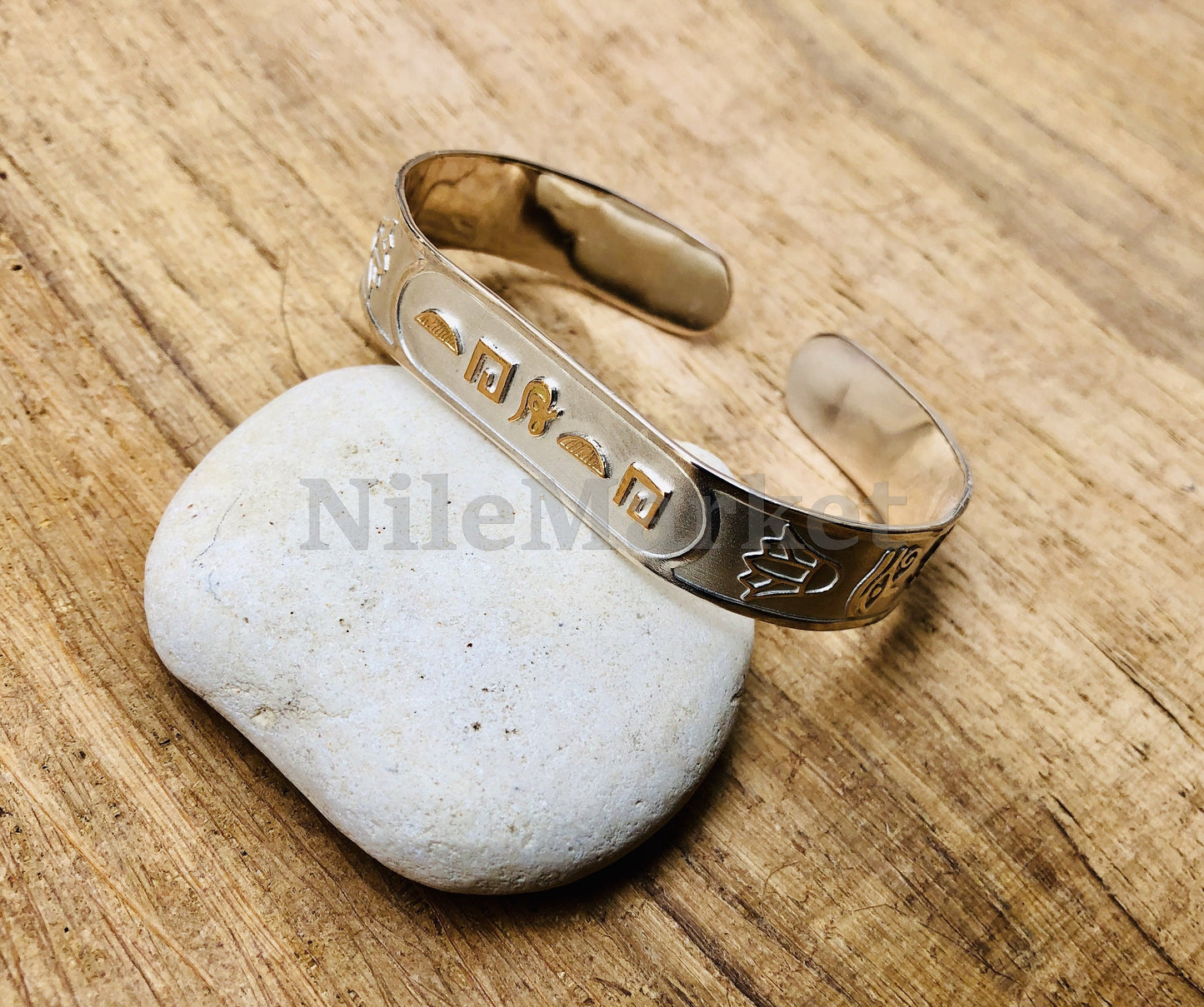Egypt Wide Personalized Solid Silver Cartouche Cuff Bangle Bracelet Cartouche - personalize cartouche -Cartouche Name Plate Bracelet