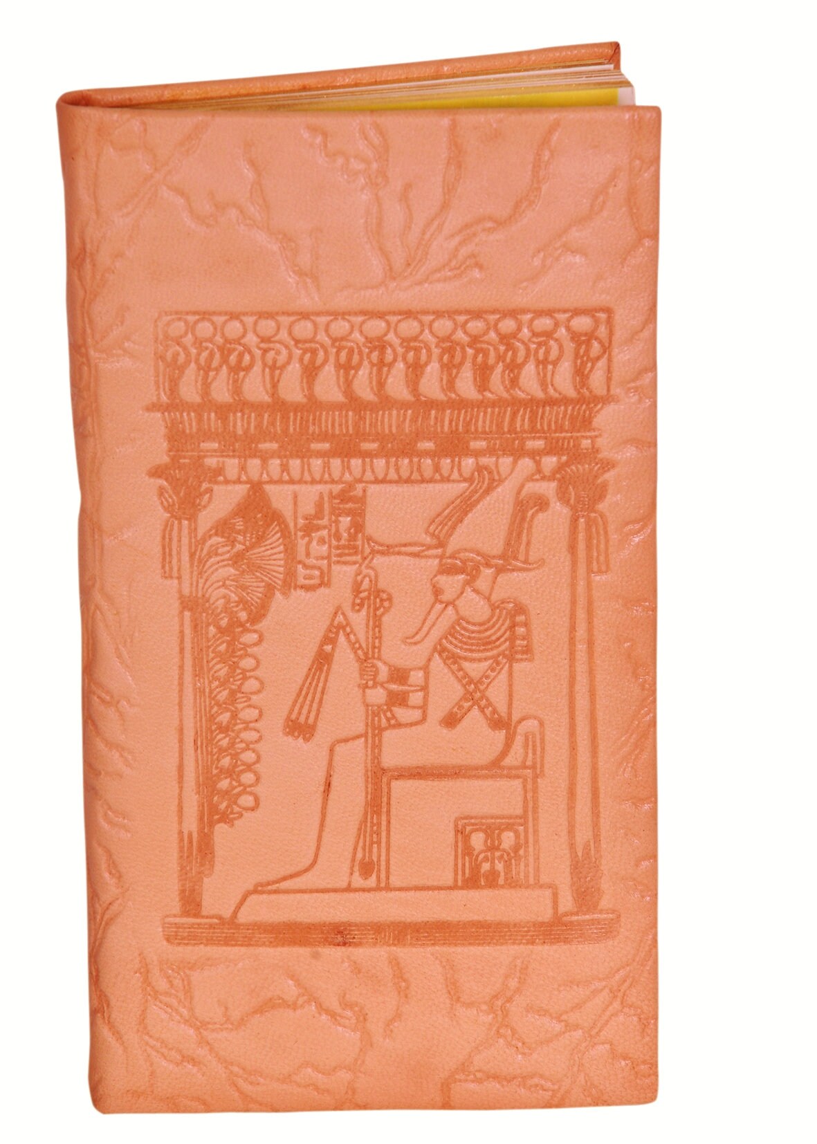 Egyptian Hand Made Horus Genuine Leather Bound Telephone Address Note Book