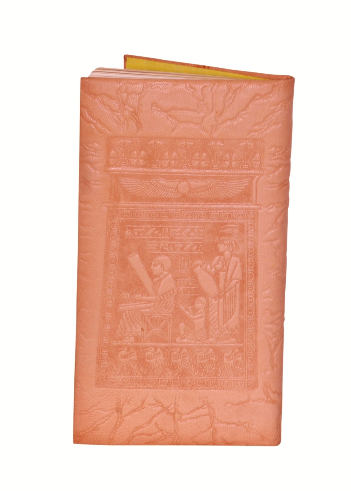 Egyptian Hand Made Horus Genuine Leather Bound Telephone Address Note Book