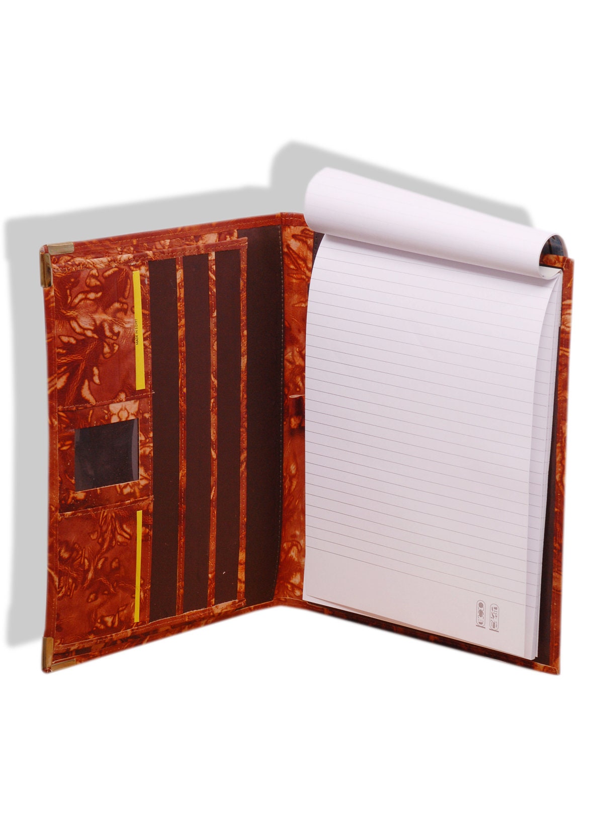 XLarge Beautiful Egyptian Hand Made Genuine Leather Tutankhamun Notepad