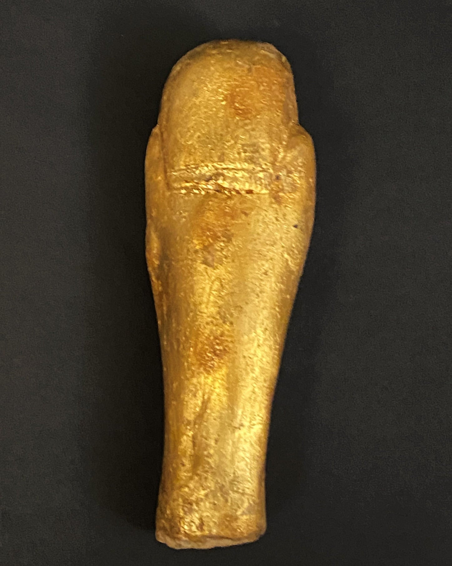 Handsome Huge Egyptian Ushabti Statue Features Painted Details Of The Eye Of Horus In both Sides