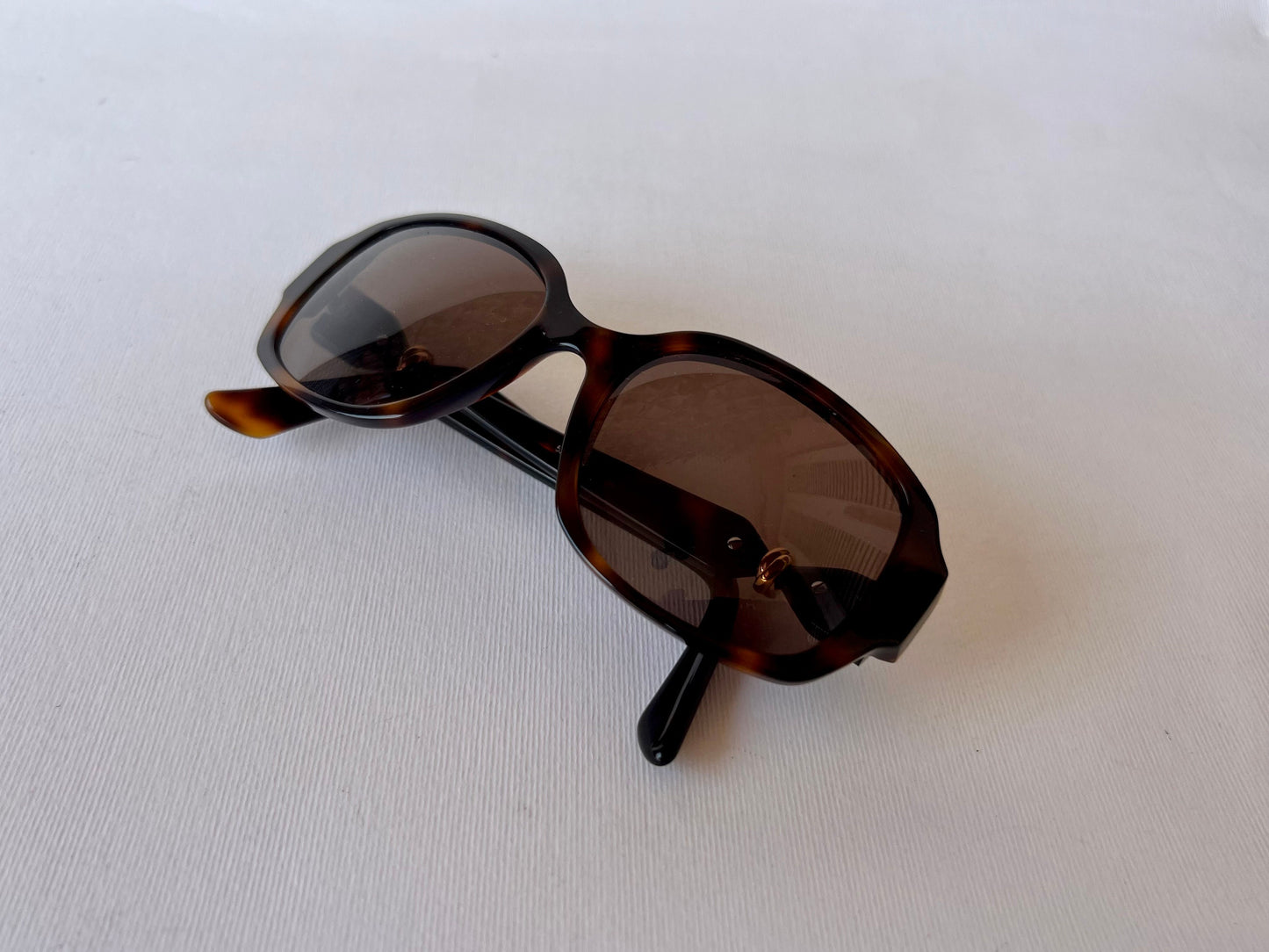 Vintage Cartier Havana Trinity Sunglasses Wires Gold Platinum