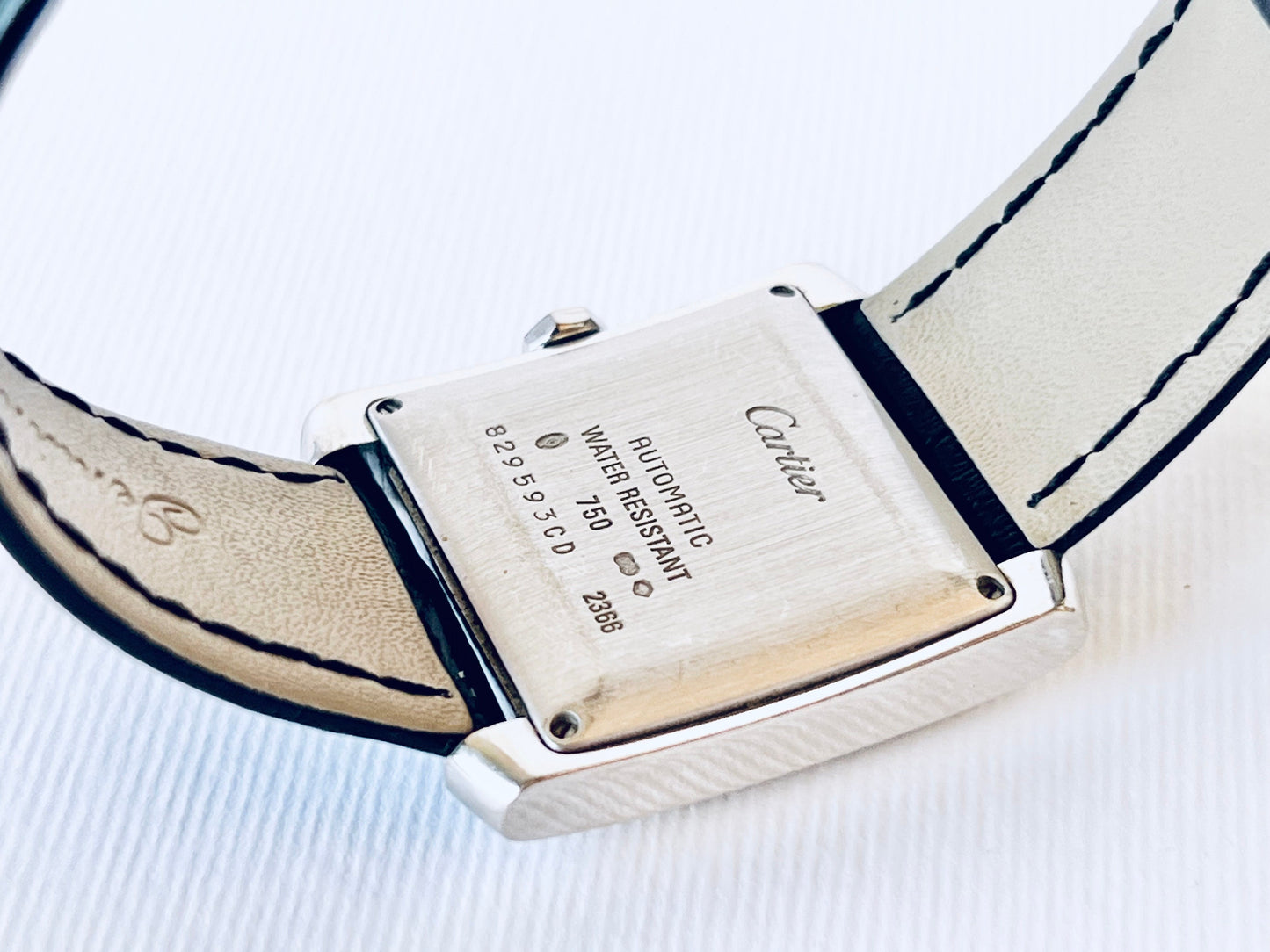Cartier Panthere 4016 Steel 27mm Diamond Bezel Watch