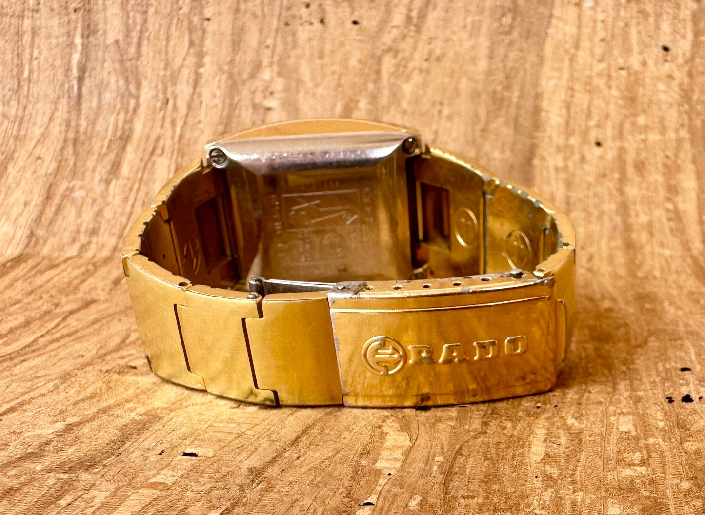 Vintage Rado Ncc 505 Automatic Gold Plated Watch Rare Dial Boxed 70's
