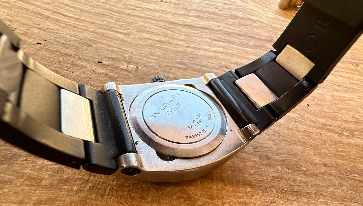 Bulgari Ergon Chronograph Automatic ref EG40SCH Watch 90's