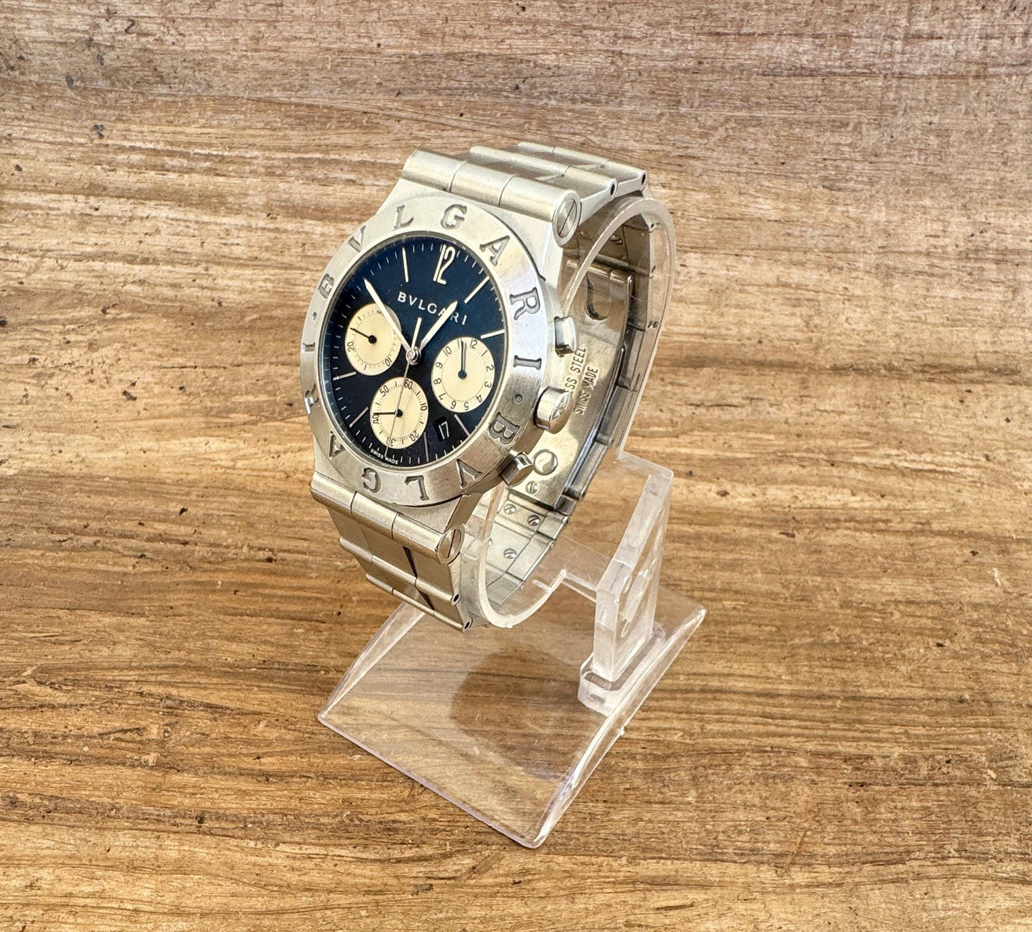 Bulgari Diagono Sports Chronograph CH35S Stainless Steel Watch