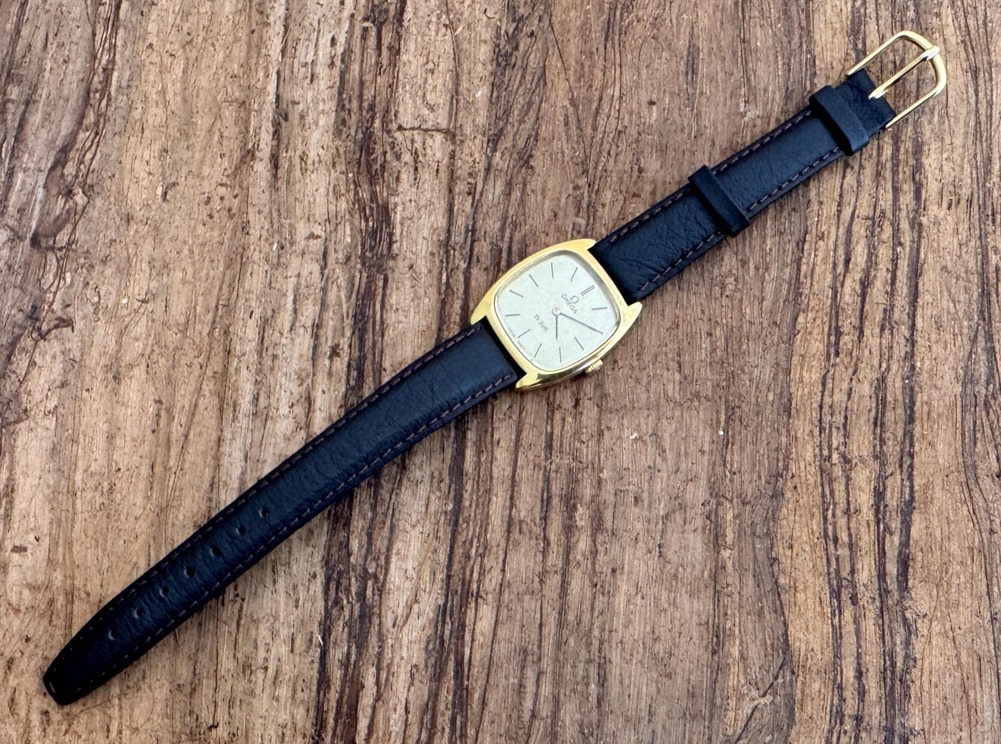 Vintage Omega De Ville Gold Plated Women’s Watch 80's