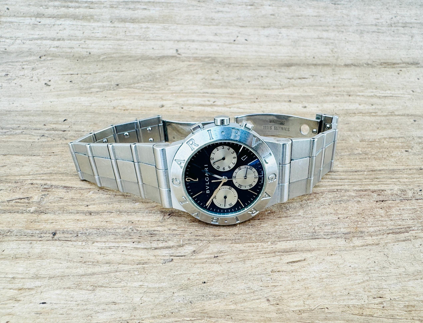 Bulgari Diagono Sports Chronograph CH35S Stainless Steel Watch