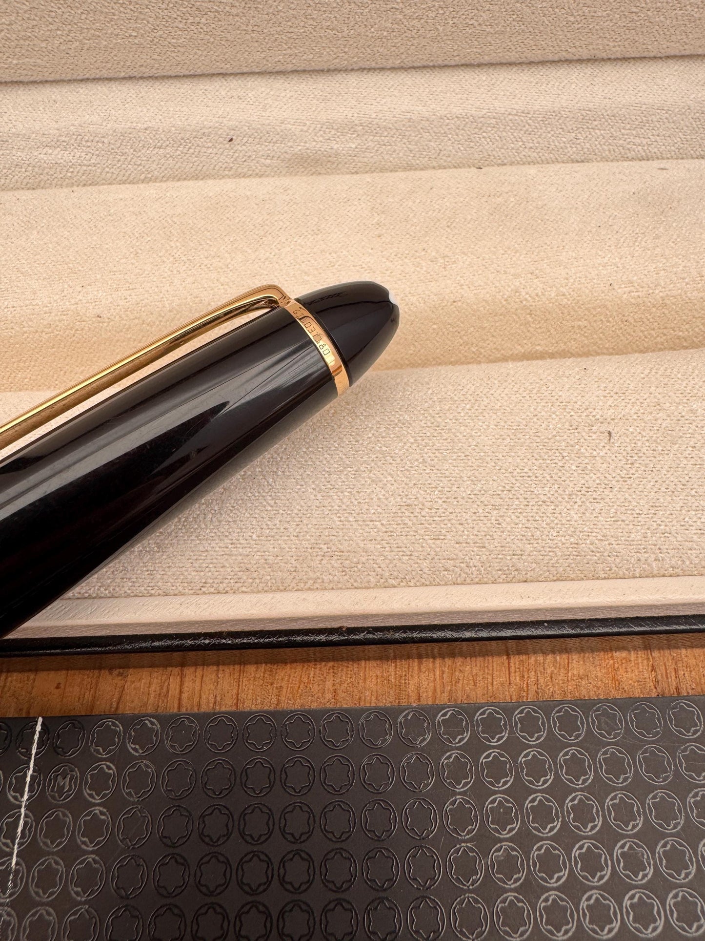 Montblanc Meisterstuck 146 Bicolor 14K Nib Gold Trim Fountain In Original Box