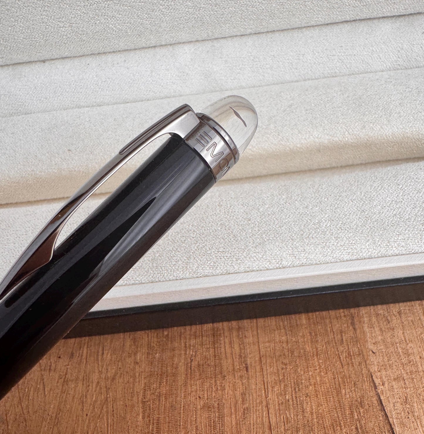 Excellent MONTBLANC Starwalker Midnight Black Ballpoint Pen In Original Box