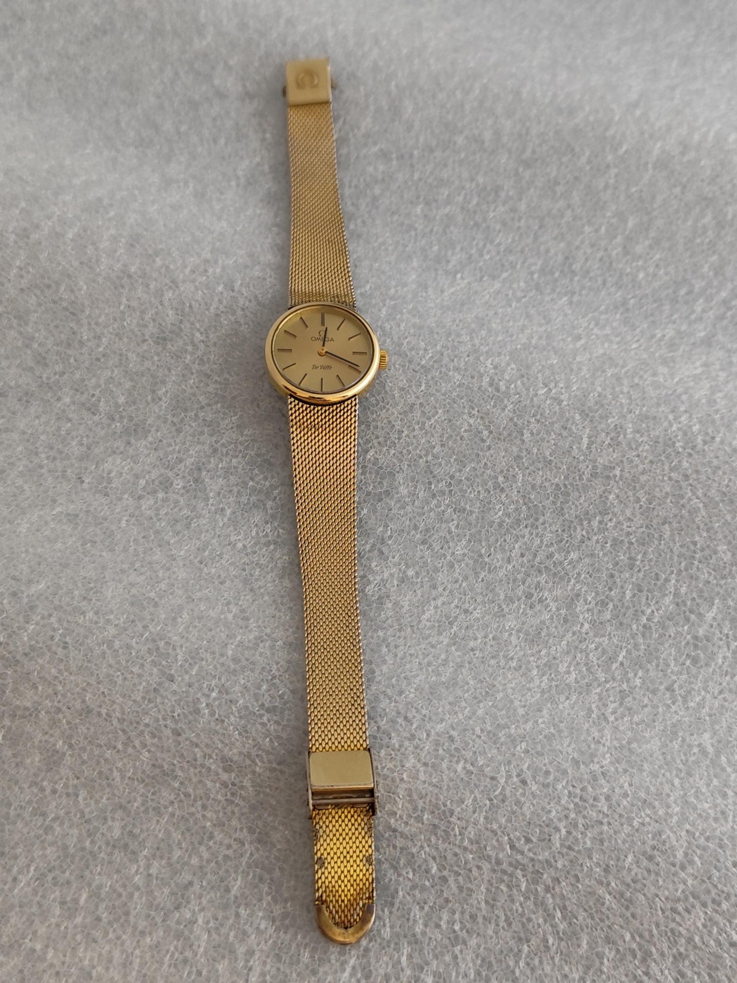 Vintage Omega De Ville Gold Plated Ref 711.2075 Watch Boxed