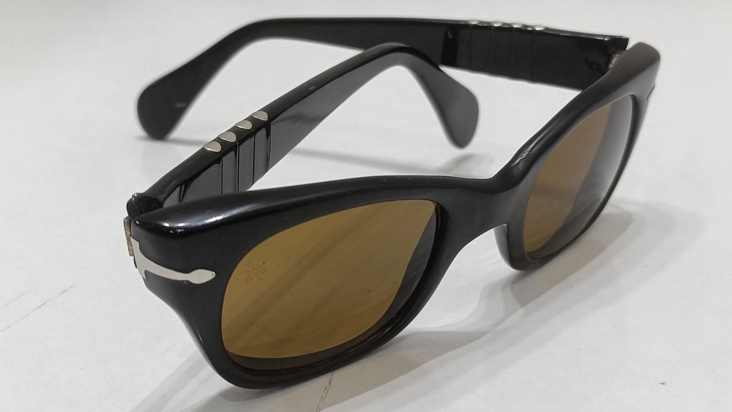 Rare Vintage Persol Ratti meflecto PERSOL 6201 Sunglasses 42mm 60s Retro GENUINE ITALY Original lenses Small