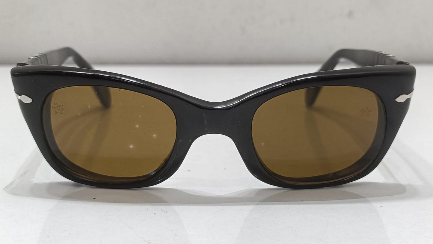 Rare Vintage Persol Ratti meflecto PERSOL 6201 Sunglasses 42mm 60s Retro GENUINE ITALY Original lenses Small