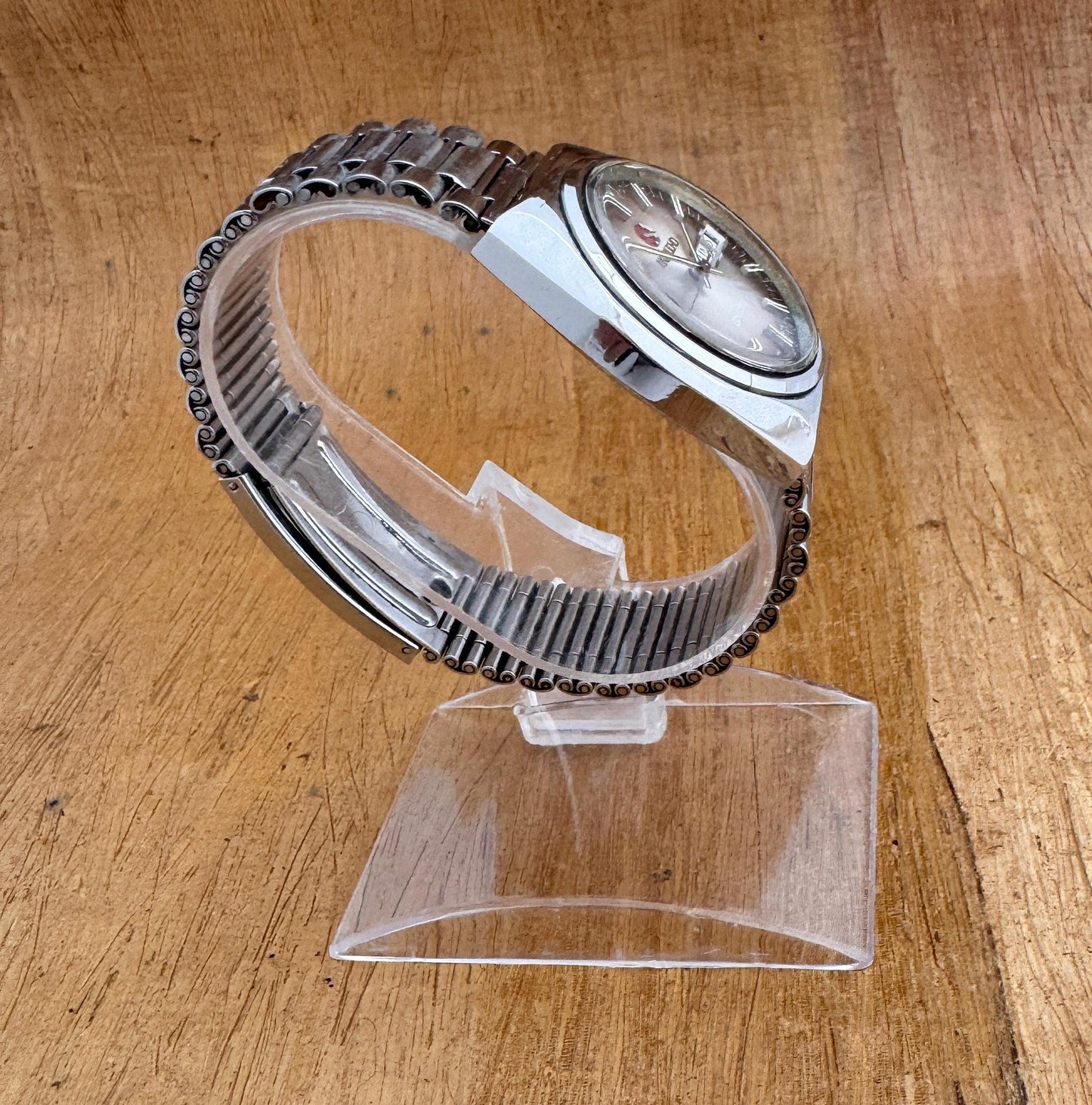 Excellent Rado Conway Rare Dial Day- Date Automatic Stainless-steel Watch