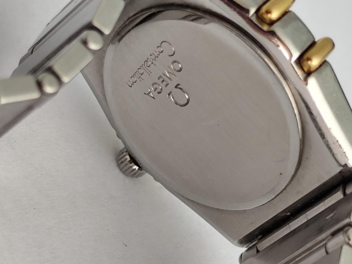 Omega Constellation 795.1080 'Manhattan 18K Gold Steel Ladies Watch
