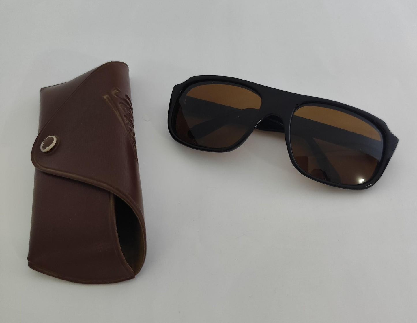 Rare Vintage Excellent Persol 6286 T SUNGLASSES Meflecto Ratti Pilot Al-Bashauri . 60s GENUINE ITALY