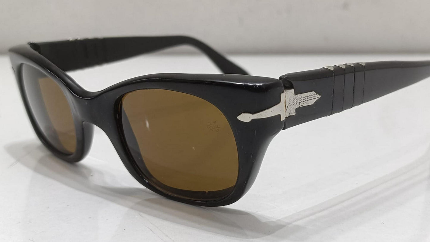 Rare Vintage Persol Ratti meflecto PERSOL 6201 Sunglasses 42mm 60s Retro GENUINE ITALY Original lenses Small