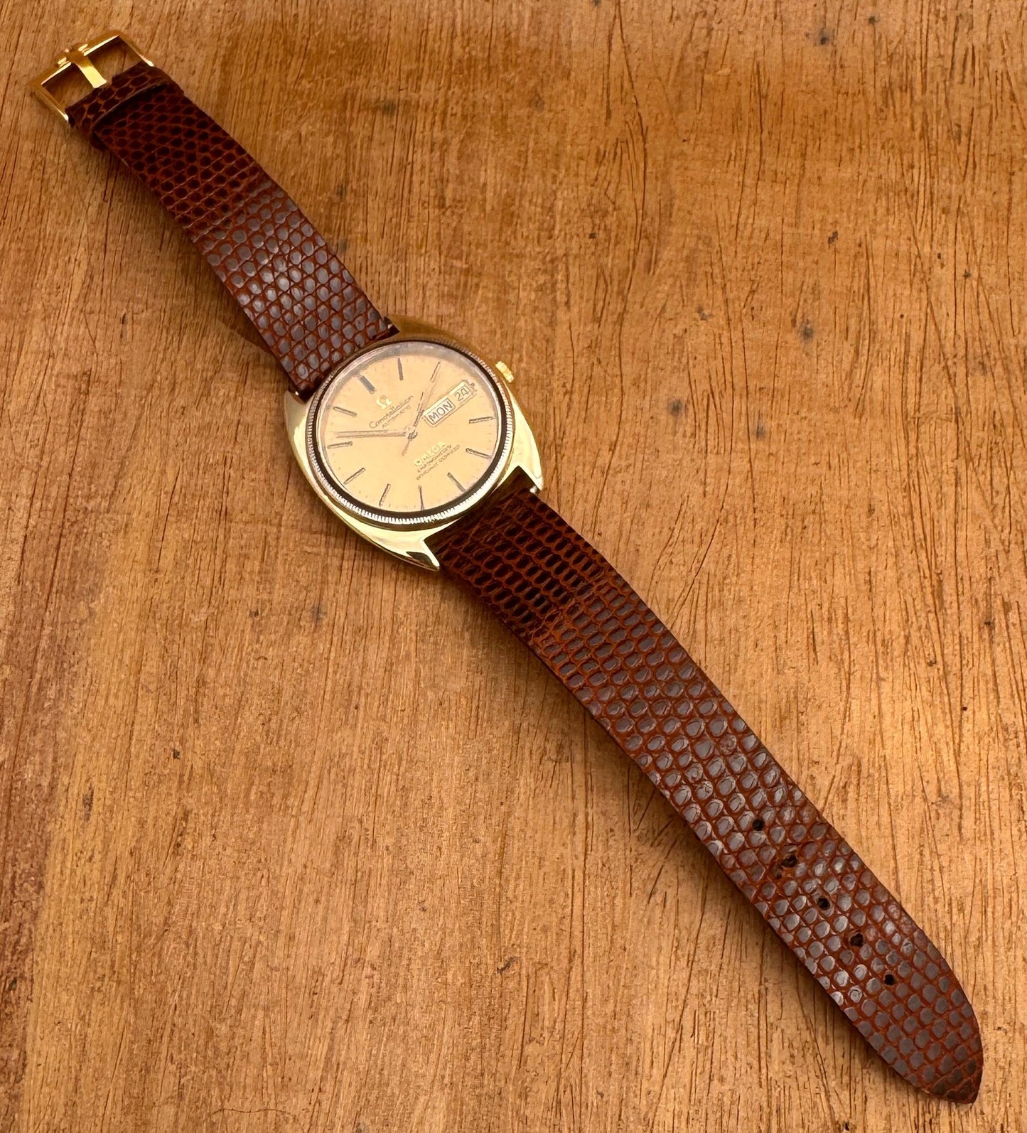 Vintage 70's Omega Constellation Day-Date 168.0057 Automatic Watch