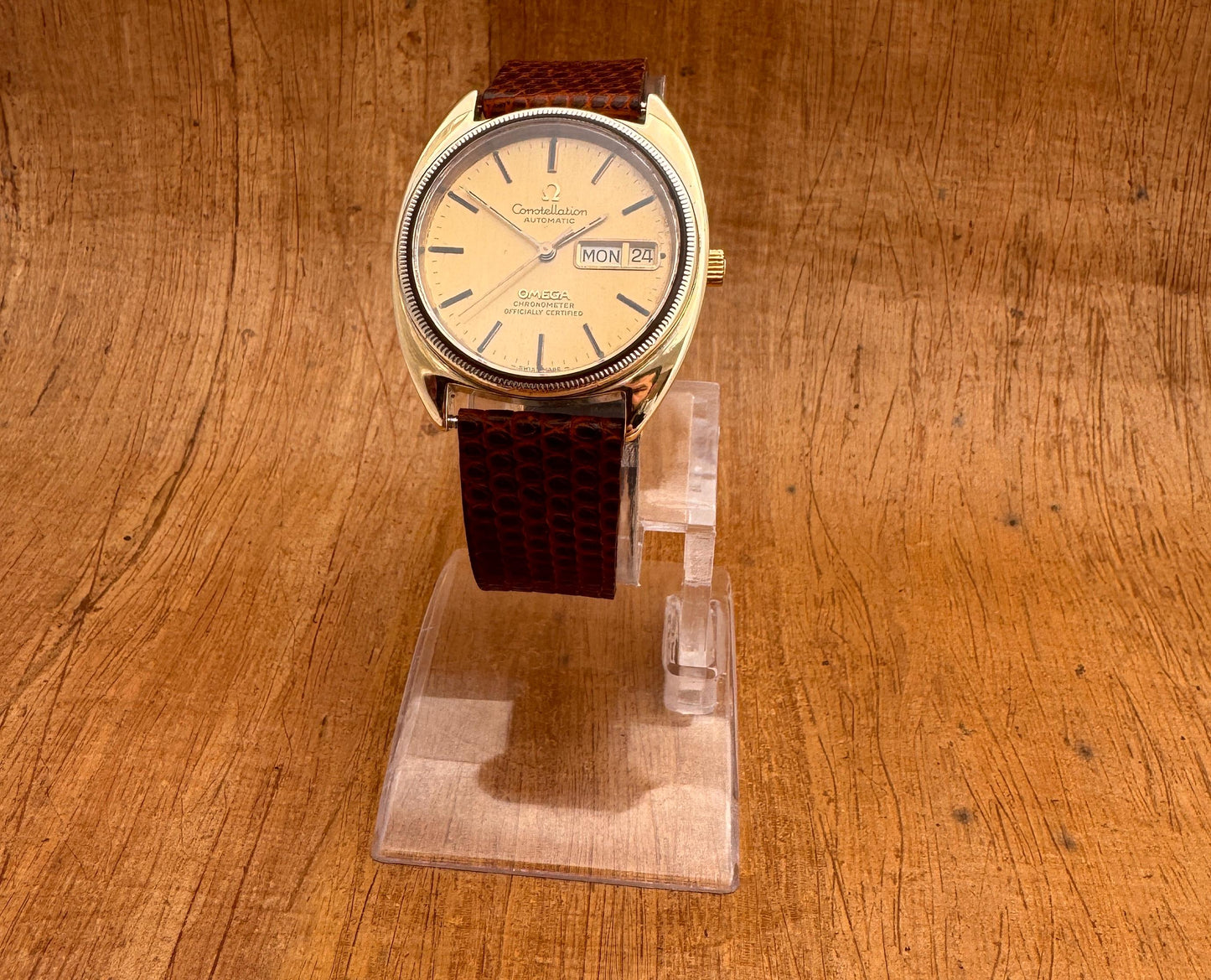 Vintage 70's Omega Constellation Day-Date 168.0057 Automatic Watch