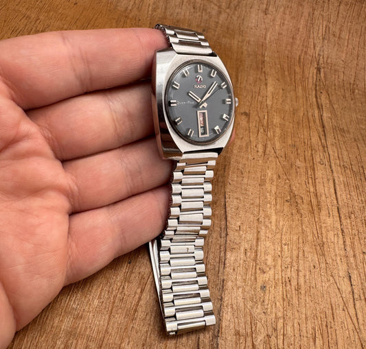 Vintage Original Rado Over-Pole Ref 11878 Day/Date Automatic Watch