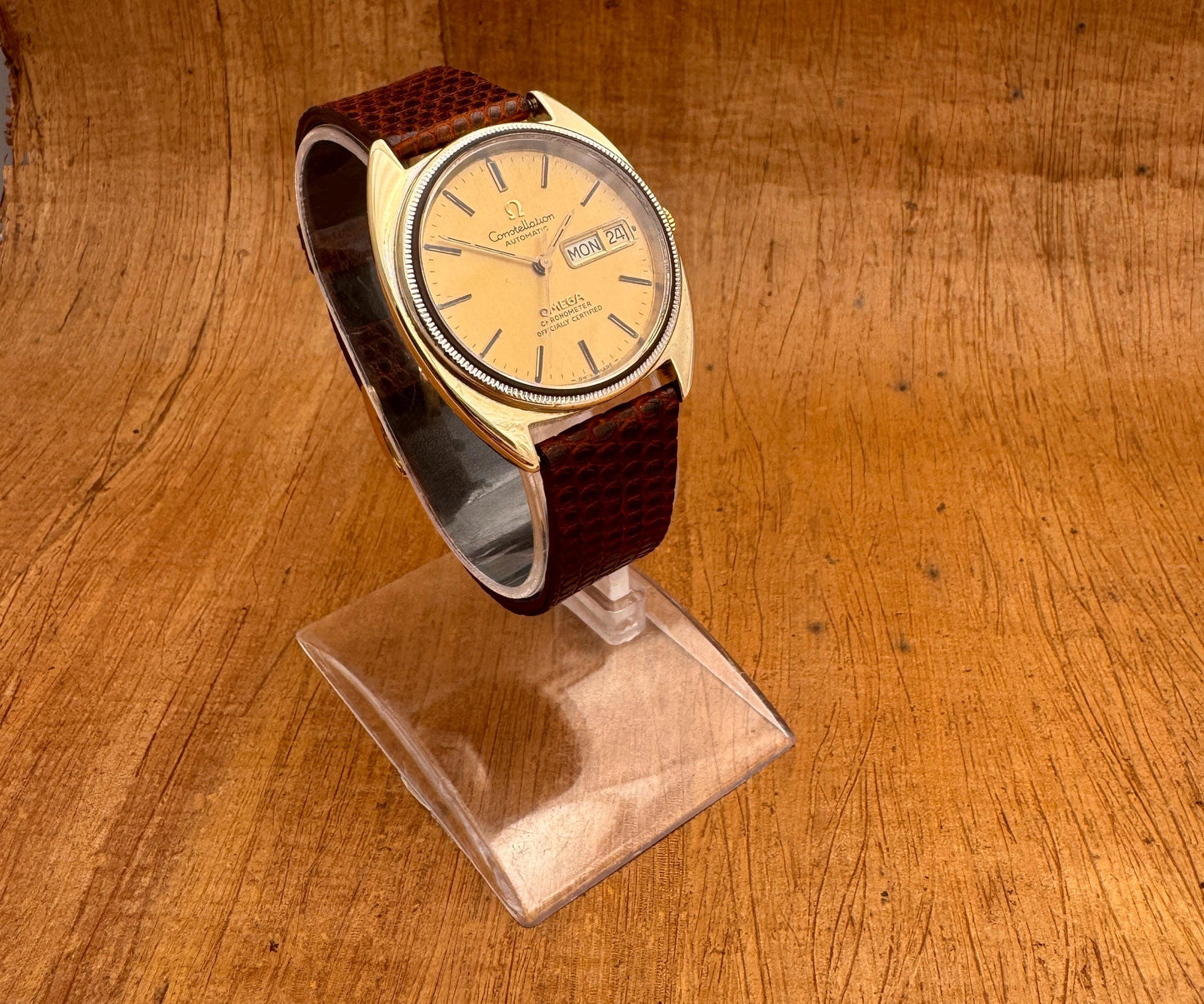 Vintage 70's Omega Constellation Day-Date 168.0057 Automatic Watch