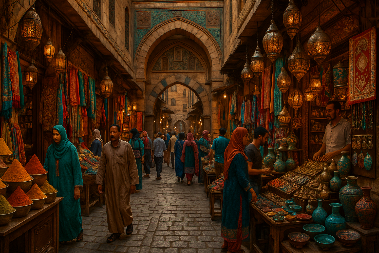 pic of khan elkhalili market