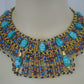 Beautiful Egyptian Hand Made 13 Scarabs Mummy bead Cleopatra Collar Necklace  scarab Collar Egyptian Jewelry beaded Collar Khepri Necklace