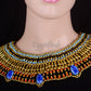 Egyptian Cleopatra Beaded Necklace And Belt Costume Set Halloween Costume