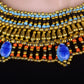 Egyptian Cleopatra Beaded Necklace And Belt Costume Set Halloween Costume