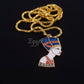 Beautiful Brass nefertiti Necklace