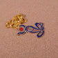 Egyptian Brass Cobra Wadjet Uraeus Enameled Necklace Meretseger Necklace Meretseger Pendant Meretseger Cobra Pendant Meretseger Jewelry