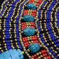 Huge Egyptian Hand Made Beaded Cleopatra 22 Scarabs Necklace Collar  scarab Collar Egyptian Jewelry beaded Collar Khepri Necklace Khepri