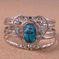 Egyptian Heart Filigree Silver Plated Scarab Bracelet