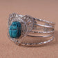 Egyptian Heart Filigree Silver Plated Scarab Bracelet