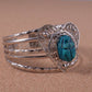 Egyptian Heart Filigree Silver Plated Scarab Bracelet