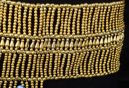 Beautiful Egyptian Golden Scarab beaded Cleopatra Belt