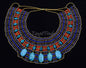 Huge Egyptian Hand Made Beaded Cleopatra 22 Scarabs Necklace Collar  scarab Collar Egyptian Jewelry beaded Collar Khepri Necklace Khepri