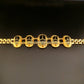 Egyptian 24k Gold Plated  Black Enamel Scarabs Bracelet With Hieroglyphics Scarab Jewelry Scarab beetle Bracelet Khepri Bracelet